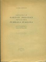 Gruppi e partiti politici nella vita pubblica italiana