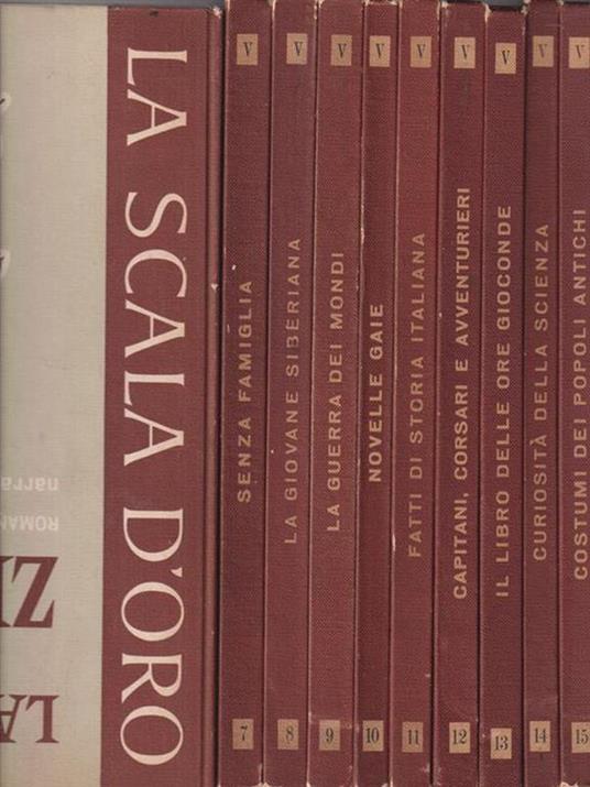 La Scala d'Oro. BIiblioteca graduata per ragazzi SERIE V/15 voll - copertina