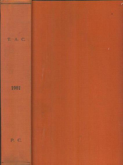 Tac Armi Annata completa 1981 - copertina