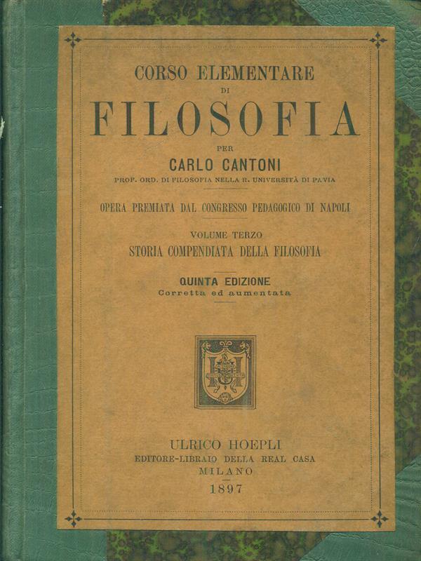 Corso elementare di filosofia
