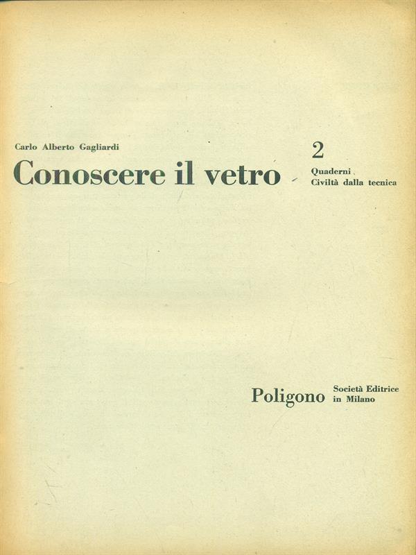 Conoscere il vetro