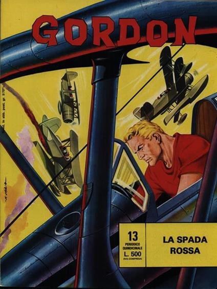 Gordon n. 13 - La spada rossa - copertina