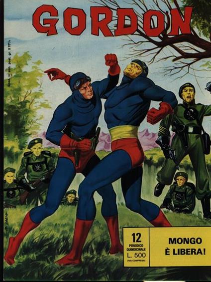 Gordon n. 12 - Mongo e' libera! - copertina