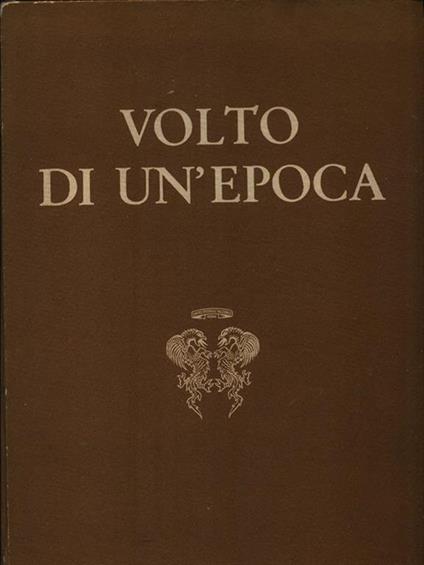Volto di un'epoca - copertina
