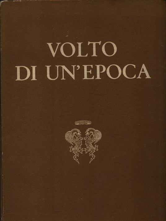 Volto di un'epoca - copertina