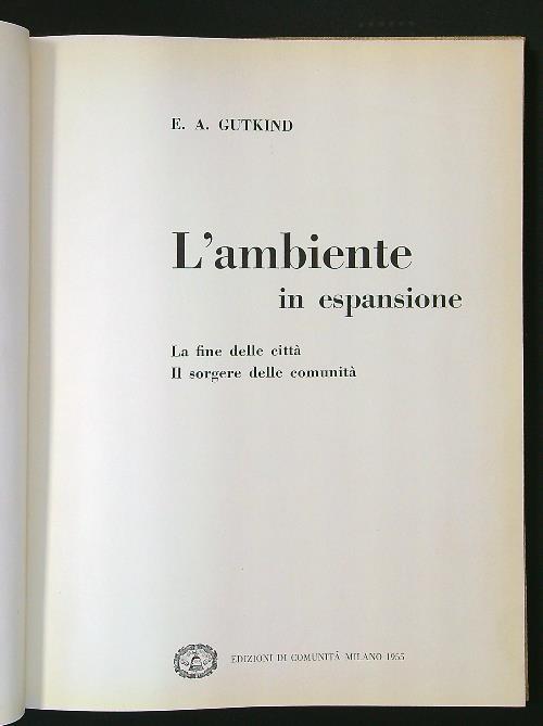 L' ambiente in espansione
