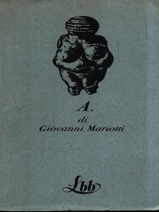 A - Giovanni Mariotti - copertina