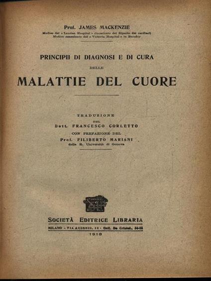 Malattie del cuore - copertina