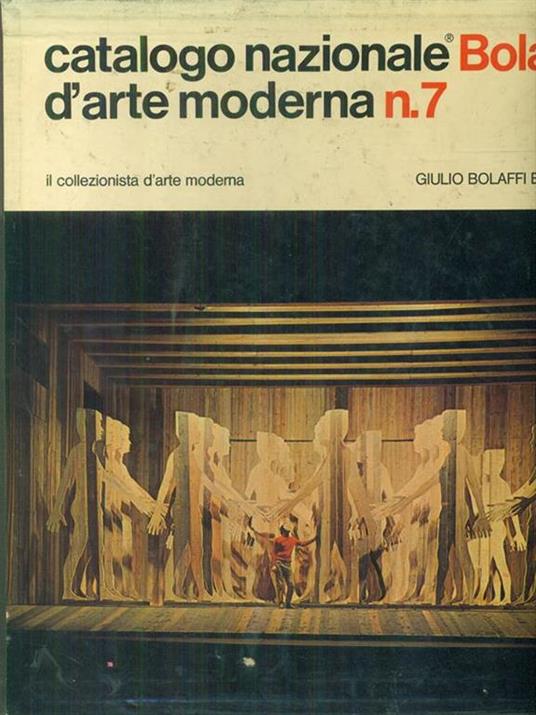 Catalogo nazionale Bolaffi d'arte moderna n. 7 - 3 vv - copertina