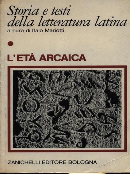 L' et arcaica - Italo Mariotti - copertina