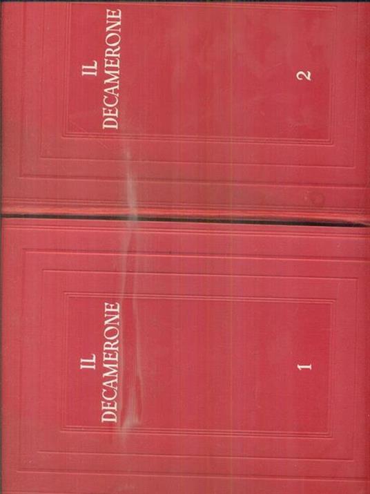 Il decamerone. 2vv - Giovanni Boccaccio - copertina