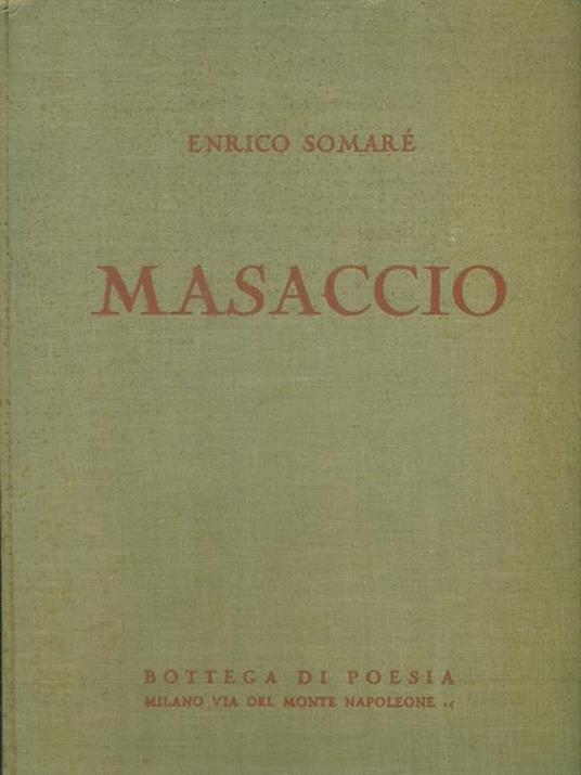 Masaccio - Enrico Somarè - copertina