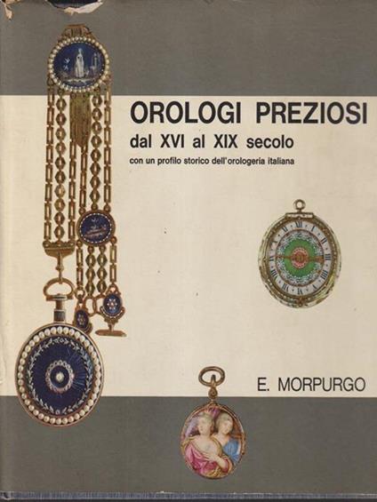 Orologi preziosi da XVI al XIX secolo - copertina