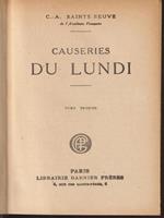 Causeries du Lundi 16 vv