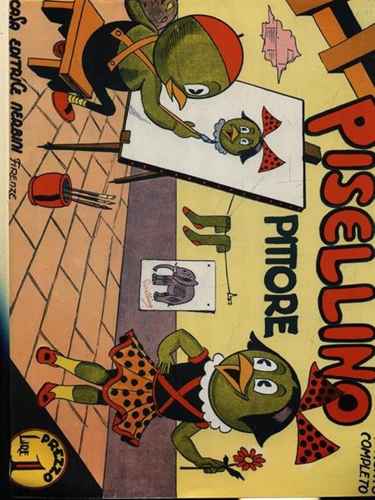 Pisellino pittore - copertina