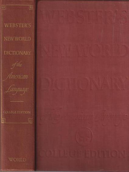 Webster's new world dictionary of the american language - copertina
