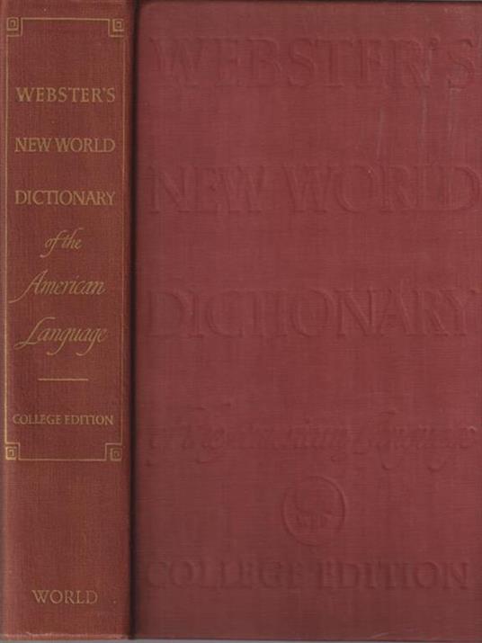 Webster's new world dictionary of the american language - copertina