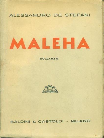 Maleha - Alessandro De Stefani - copertina