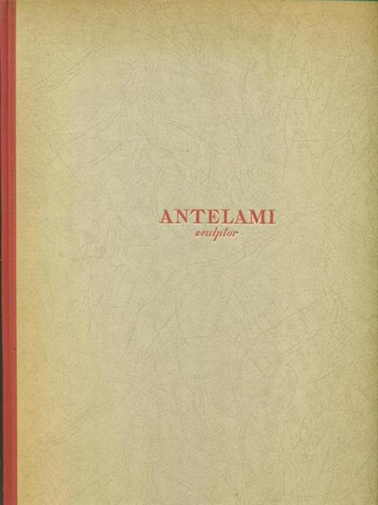 Antelami sculptor - copertina