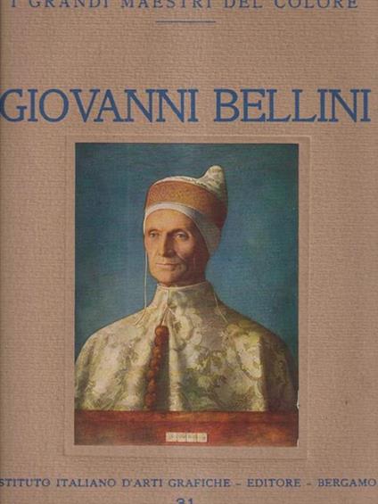 Giovanni Bellini - Giuseppe De Logu - copertina