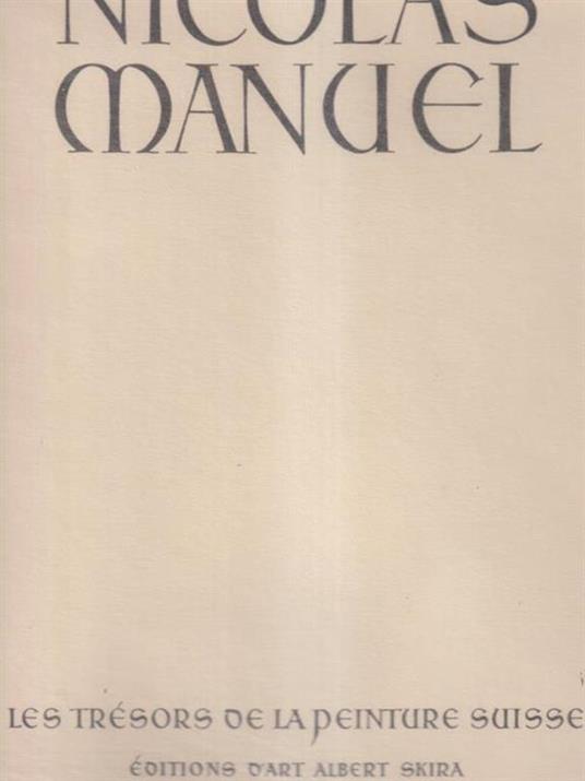 Nicolas Manuel - Daniel Bovy - copertina