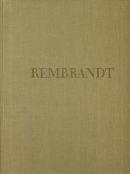 Rembrandt - Antonio Muñoz - copertina