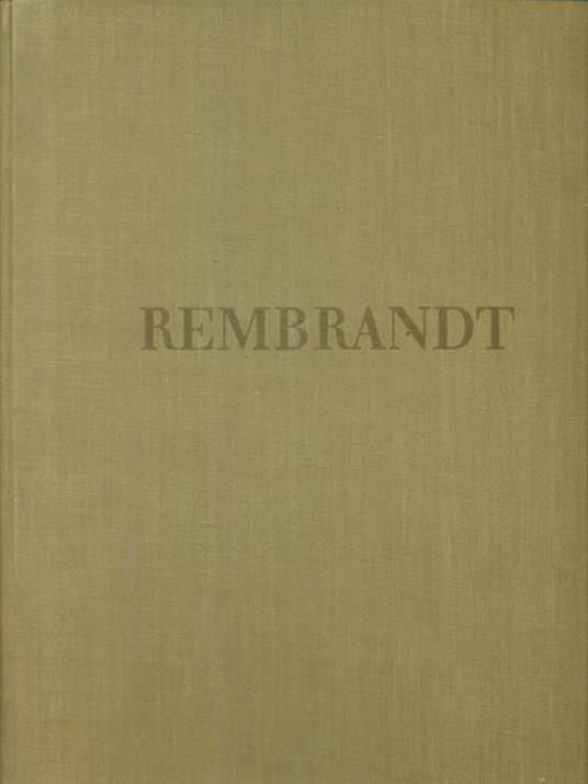 Rembrandt - Antonio Muñoz - copertina
