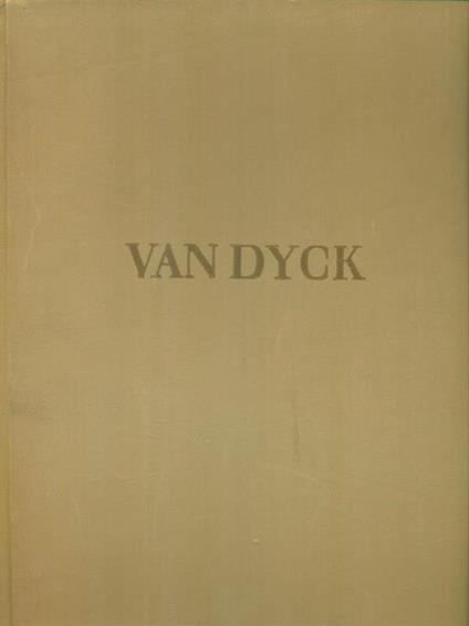 Van Dyck - Antonio Muñoz - copertina
