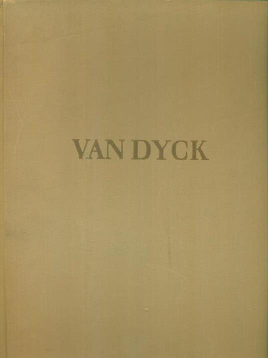 Van Dyck - Antonio Muñoz - copertina