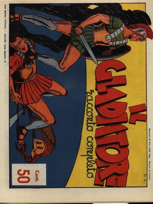 Il gladiatore - copertina