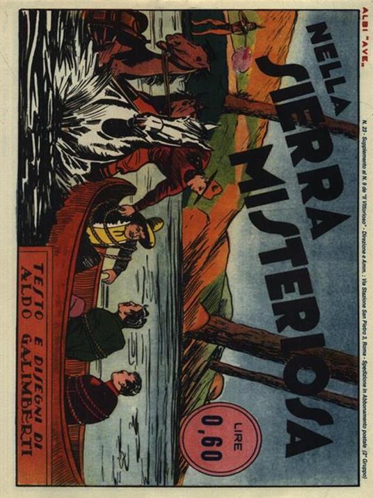 Nella Sierra misteriosa - copertina