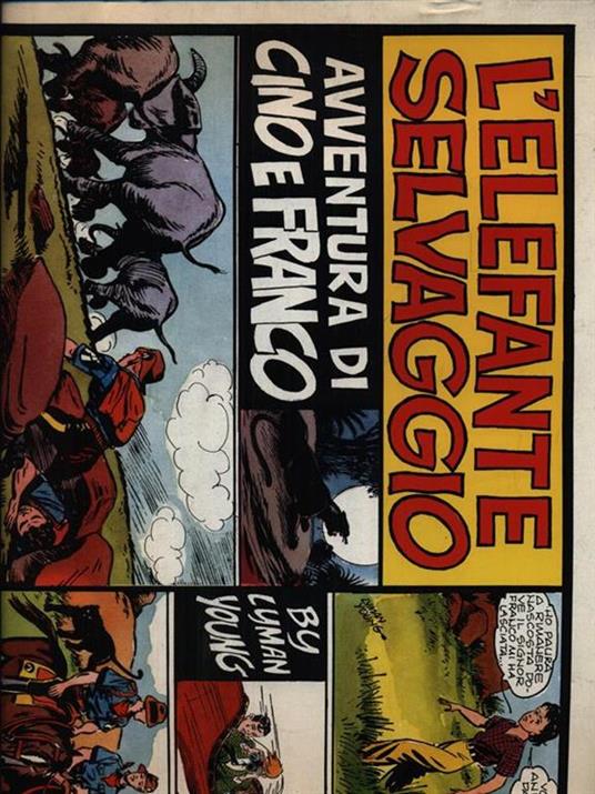 L' elefante selvaggio - Lyman Young - copertina