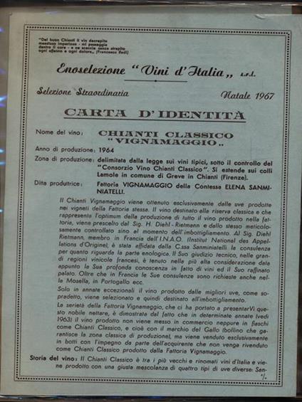 Carte d'identit carte vini 2vv - copertina