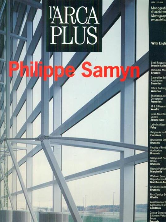 L' arca plus 17 Philippe Samyn - copertina