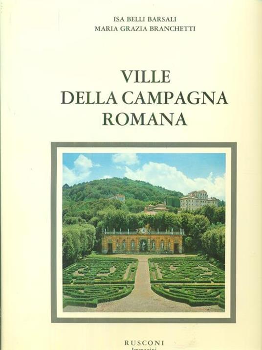 Ville della campagna romana Lazio 2 - Isa Belli Barsali - copertina