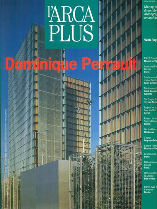 L' arca Plus 20 Dominique Perrault - copertina