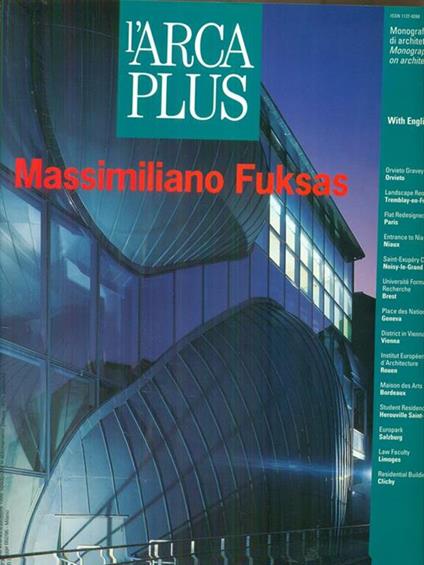 L' Arca Plus 21 Massimiliano Fuksas - copertina