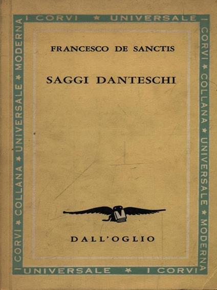 Saggi danteschi - Francesco De Sanctis - copertina