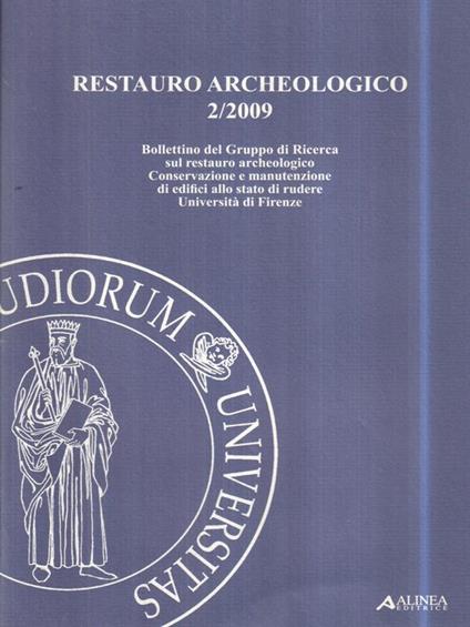 Restauro archeologico 2/2009 - copertina