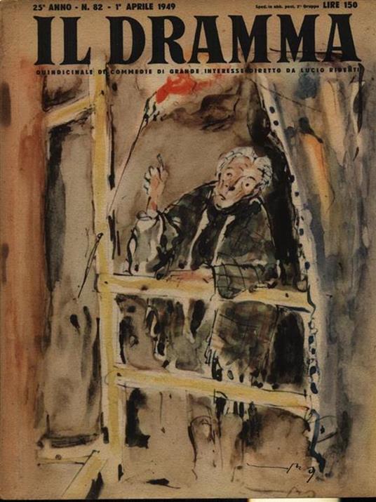 Il dramma n. 82/1 aprile 1949 - copertina