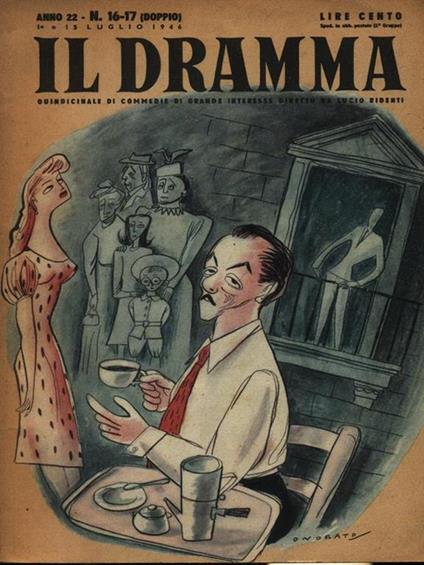 Il Dramma n. 16-17/luglio 1946 - copertina