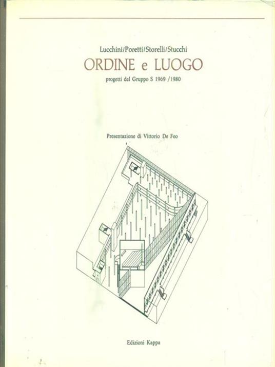   Ordine e luogo - copertina