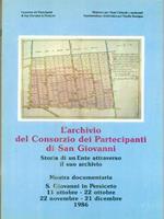L' archivio del consorzio dei partecipanti di San Giovanni