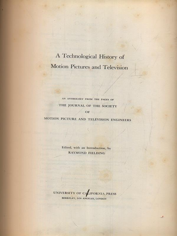 A technological history of motion pictures and television