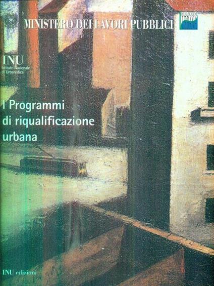 I programmi di riqualificazione urbana - copertina