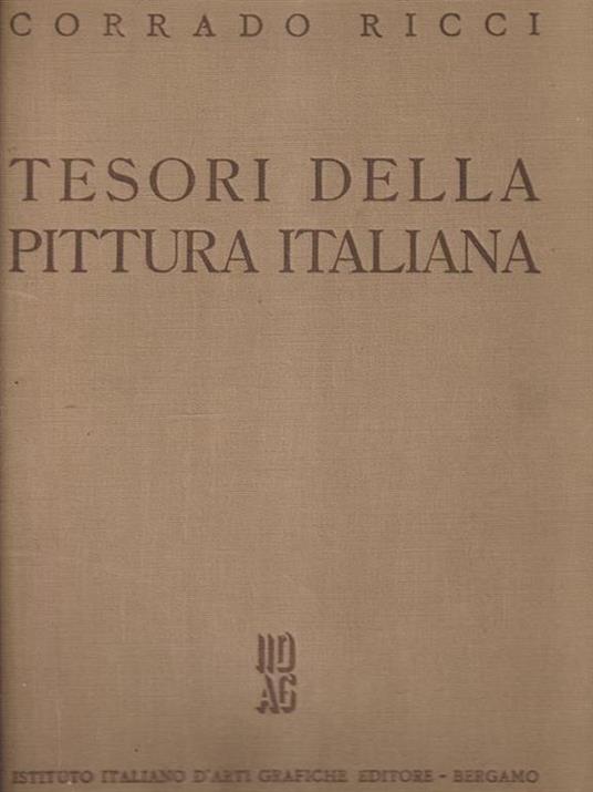 Tesori della pittura italiana - Corrado Ricci - copertina