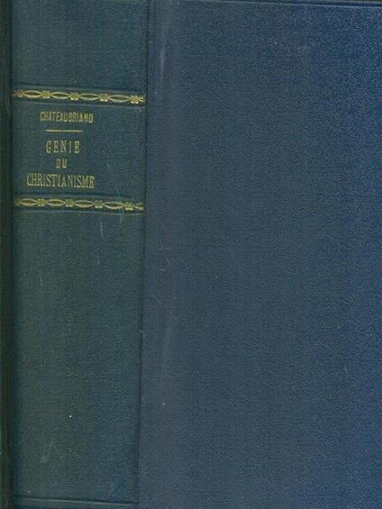   Genie du Christianisme - François-René de Chateaubriand - copertina