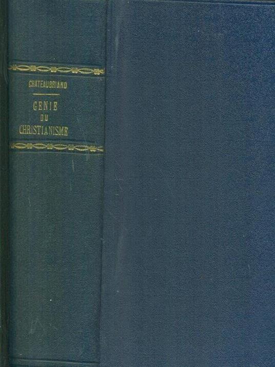  Genie du Christianisme - François-René de Chateaubriand - copertina