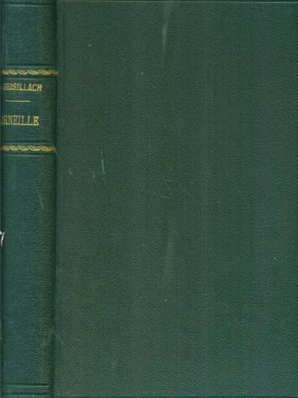 Pierre Corneille - Robwrto Brasillach - copertina