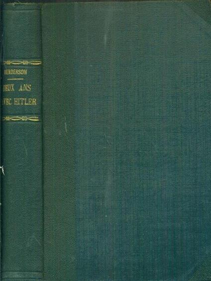 Deux ans avec Hitler - copertina